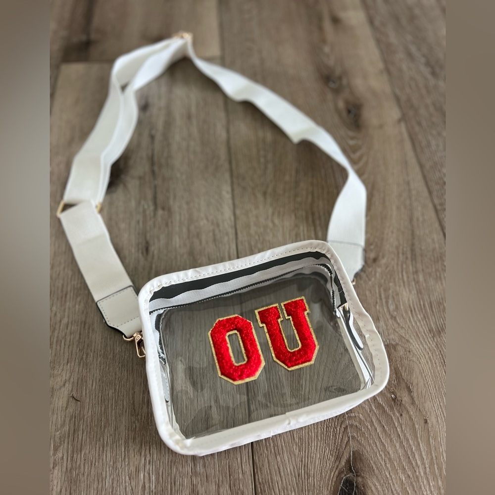 New University of Oklahoma Stadium Patch Crossbody Bag